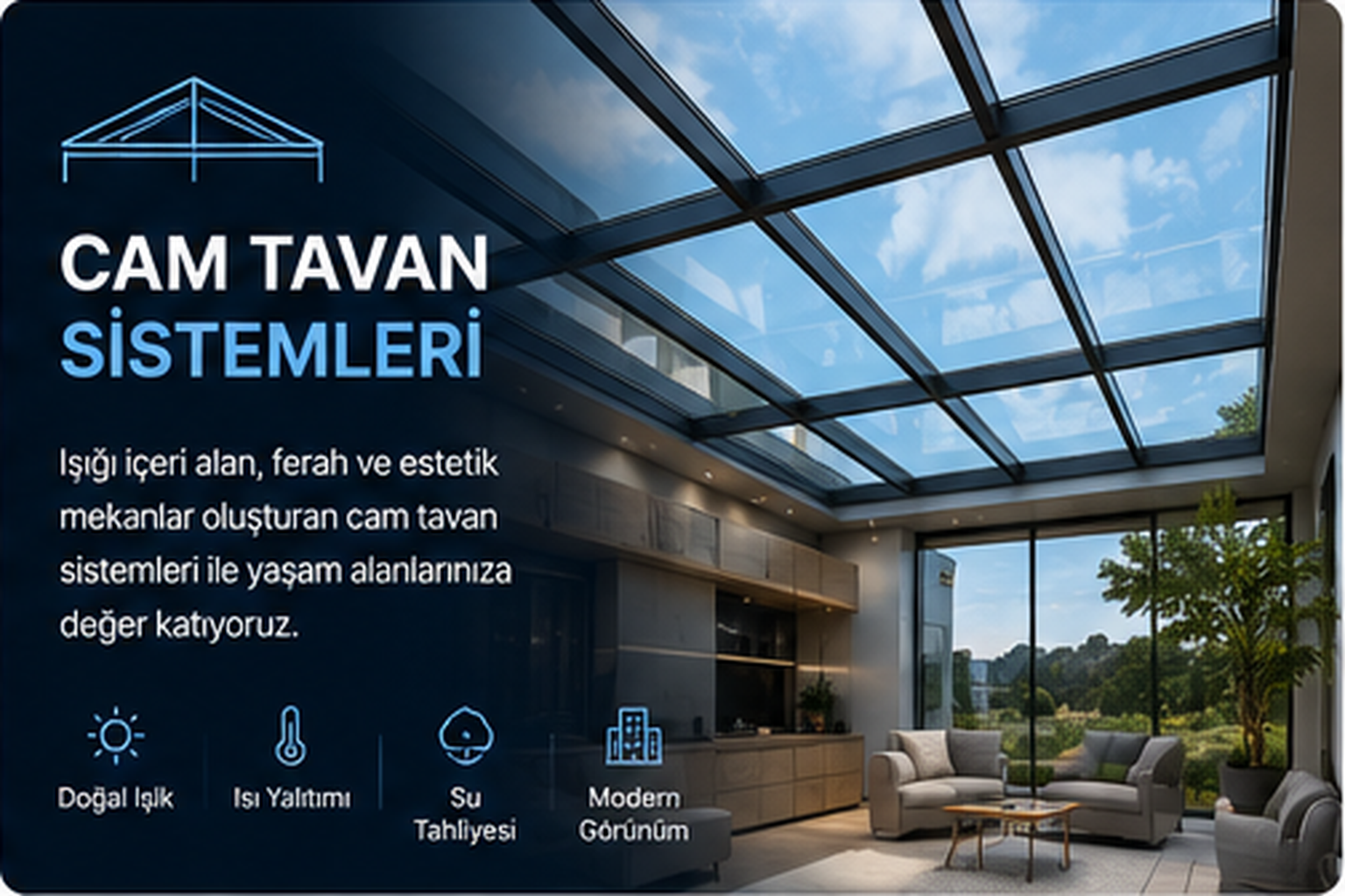 Cam Tavan Sistemleri